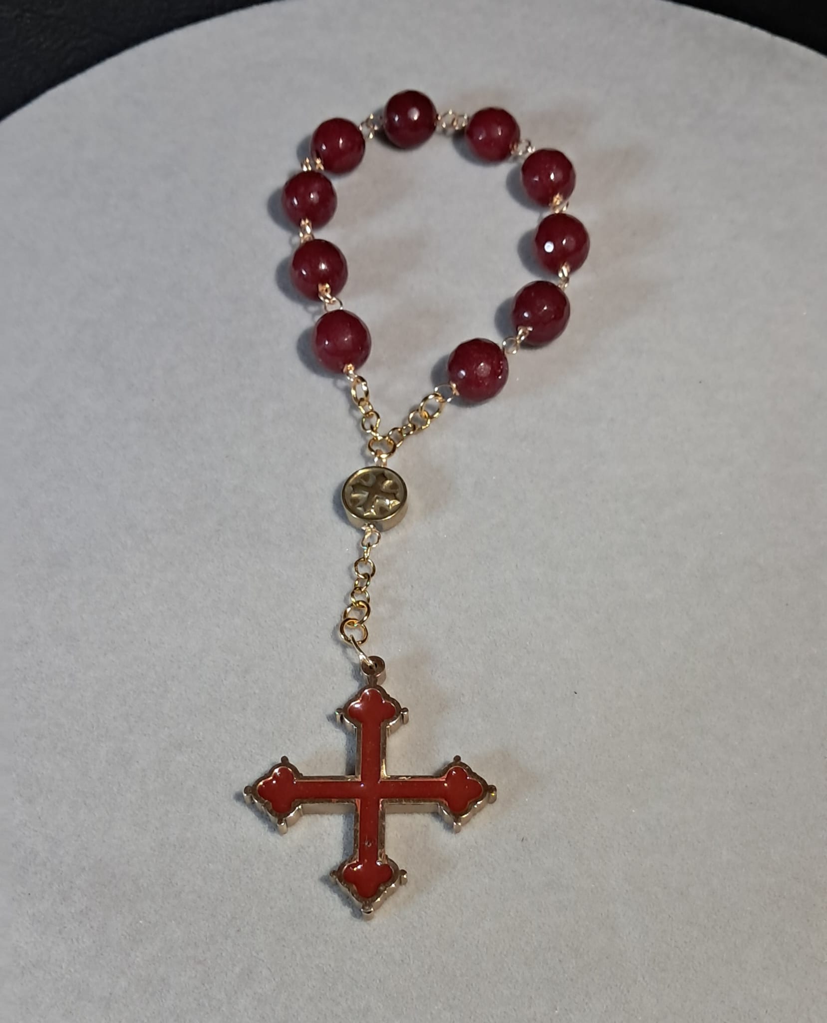 Rosario Occhio di Gatto Grigio